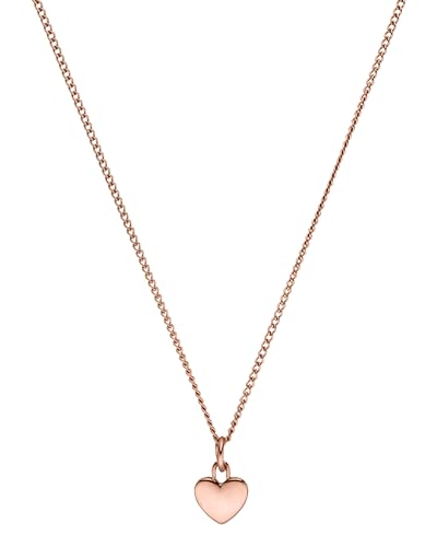 Purelei® Heart Charm Kette Damen (Roségold) – Halskette Damen aus langlebigem Edelstahl – Wasserfeste Kette – 50-55 cm Länge verstellbar – Halskette für deinen individuellen Look von Purelei