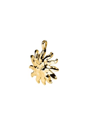 Purelei® Iconic Sun Charm – Anhänger mit strukturierter Oberfläche – Edelstahl, 14K/18K vergoldet – 29,5 x 36,6 mm – Kombinierbar mit Ketten & Armbändern – Wasserfest (Gold) von Purelei