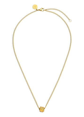 Purelei® Knot Kette – Symbolischer Knoten-Anhänger für Verbindung & Zusammenhalt – 40/45 cm – 18K vergoldet, rosévergoldet oder Edelstahl – Beweglicher Anhänger – Statement-Kette (Gold) von Purelei