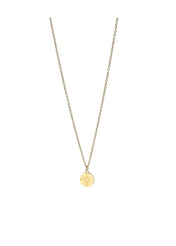 Purelei® Pathfinder Kette Herren – Verstellbare Edelstahl-Halskette mit Kompass-Anhänger – 18K vergoldet oder Silber – Symbol für Fokus & Stärke – Männerschmuck mit Bedeutung (Gold) von Purelei