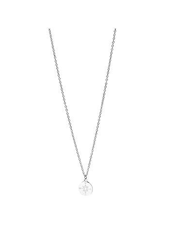 Purelei® Pathfinder Kette Herren – Verstellbare Edelstahl-Halskette mit Kompass-Anhänger – 18K vergoldet oder Silber – Symbol für Fokus & Stärke – Männerschmuck mit Bedeutung (Silver) von Purelei