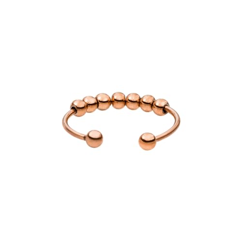 Purelei® Shade Anxiety Ring (Roségold) - Fidget– Wasserfester Damenring aus langlebigem Edelstahl – Verstellbare Ringe von Größe 50 bis 60 – Modeschmuck für deinen individuellen Look von Purelei