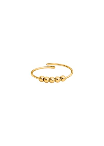 Purelei® Shade Anxiety Ring - Fidget – New Generation - Damenring aus langlebigem Edelstahl – Wasserfeste Ringe – in verstellbaren Größen erhältlich von 50-56 - Damenschmuck (Gold) von Purelei