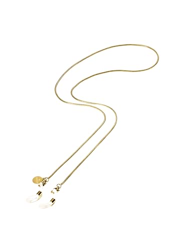Purelei® Sleeky Sonnenbrillenkette – 65 cm Kette aus Edelstahl in Gold, Silber oder Roségold – Stylisch & praktisch für deinen Sommer-Look (Gold) von Purelei
