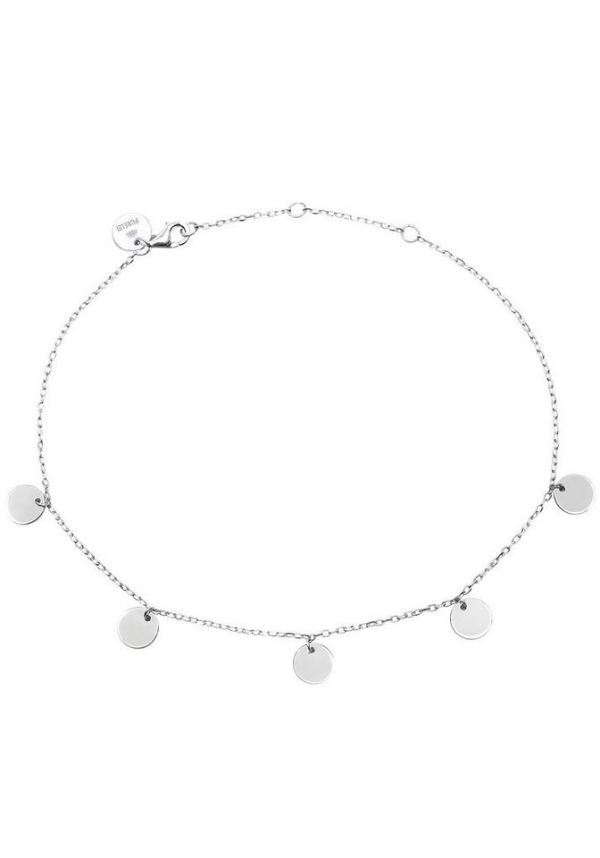 Purelei Fußkette mit Anhänger Schmuck Geschenk Kalea, Plättchen, Kreis, rund, bracelet-anklet-kalea von Purelei