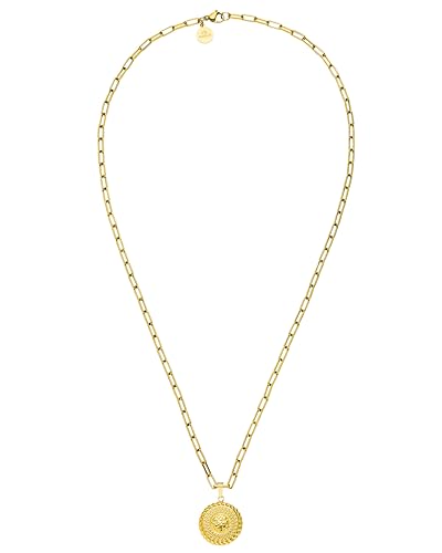 PURELEI® Waina Kette Damen (Gold) – Halskette Damen aus langlebigem Edelstahl – Wasserfeste Kette – 50-55 cm Länge verstellbar – Halskette für deinen individuellen Look von Purelei