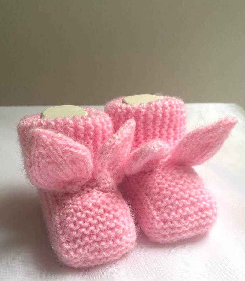 Babyhase Socken Häschen Babyschuhe Babyschuhe Mit Ohren Babysöckchen Stricksöckchen Baby Neugeborene Söckchen Merino Baby von Puremoi