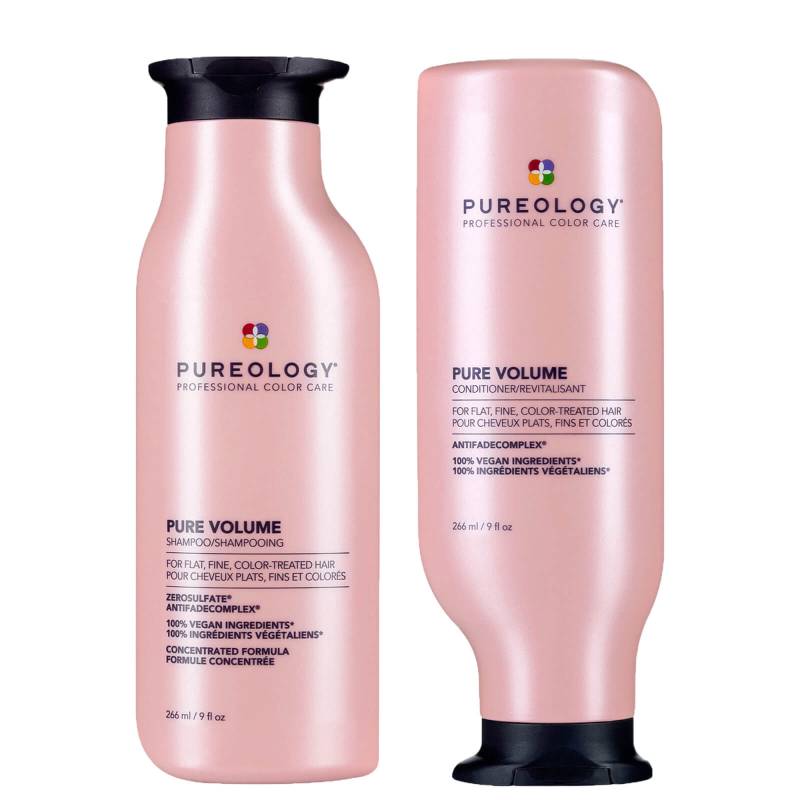 Pureology Pure Volume Shampoo and Conditioner Routine For Flat, Fine, Colour Treated Hair 266ml von Pureology