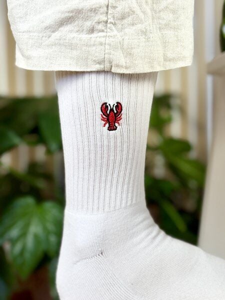 Purewater Hummer | Bio Baumwoll Socken | Bestickt von Purewater