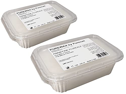 2 x 500 ml Blumen-Paraffin, zum Erwärmen, Pflege von Händen und Füßen 2 x 500 ml Blumen-Paraffin, zum Erwärmen, Pflege von Händen und Füßen von PURENAIL
