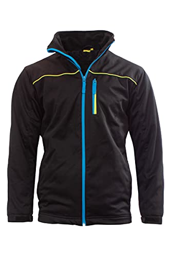 Purework Herren Softshell Jacke Softshelljacke Arbeitsjacke Freizeitjacke L, Schwarz von Purework