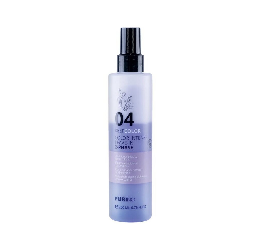 Puring Haarpflege-Set PRING PR 04 KeepColor Intensive Leave-In 2 Phasen von Puring