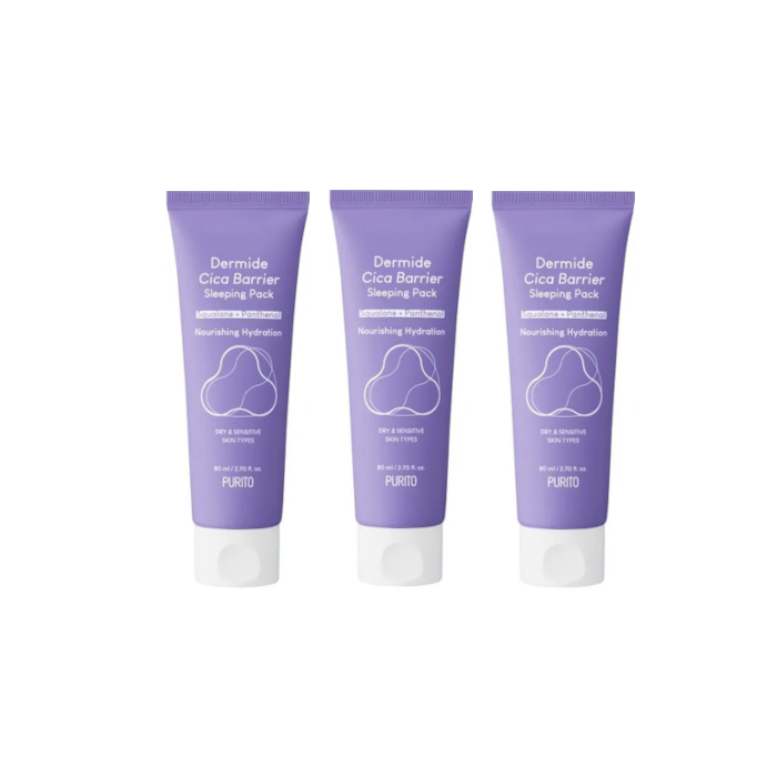 Purito SEOUL - Dermide Cica Barrier Sleeping Pack - 80ml (3ea) Set von Purito SEOUL