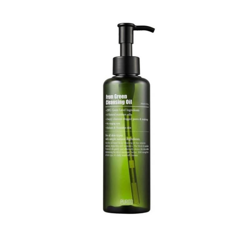 Purito Gesichts-Reinigungsmaske Purito, From Green Cleansing Oil - 200 ml, Mildes, pflanzenbasiertes Reinigungsöl für alle Hauttypen von Purito