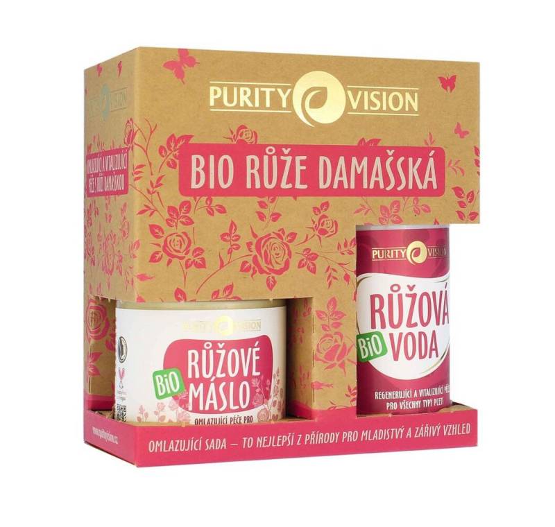 Purity Vision Körperpflegemittel Rejuvenating set with damask roses von Purity Vision