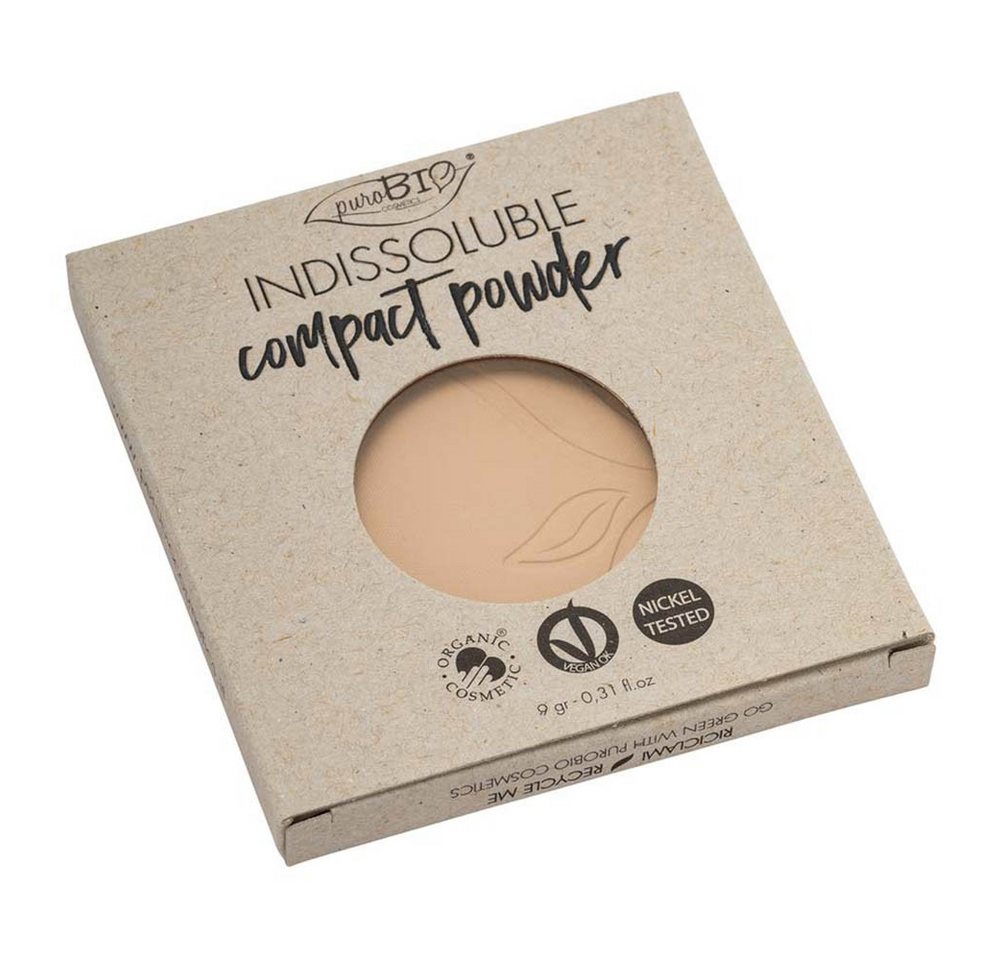Purobio Puder Compact Powder - 02 pink undertone 9g Refill von Purobio