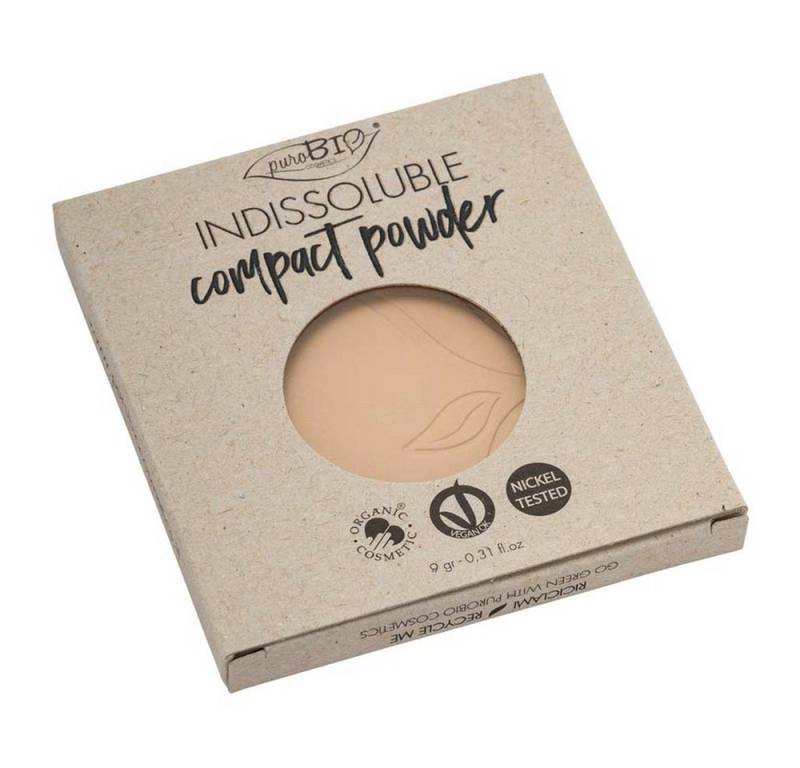 Purobio Puder Compact Powder - 02 pink undertone 9g Refill von Purobio
