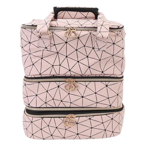 Nagellack Organizer -Tasche große Kapazität 3 Schichten Abnehmbarer Aufbewahrungskoffer halten 84 Flaschen Maniküre -Werkzeuge Umhängetasche für Make -up -Künstler Nagel -Techniker Nagellack Organizer -Tasche große Kapazität 3 Schichten Abnehmbarer Aufbewahrungskoffer halten 84 Flaschen Maniküre -Werkzeuge Umhängetasche für Make -up -Künstler Nagel -Techniker von Purokise