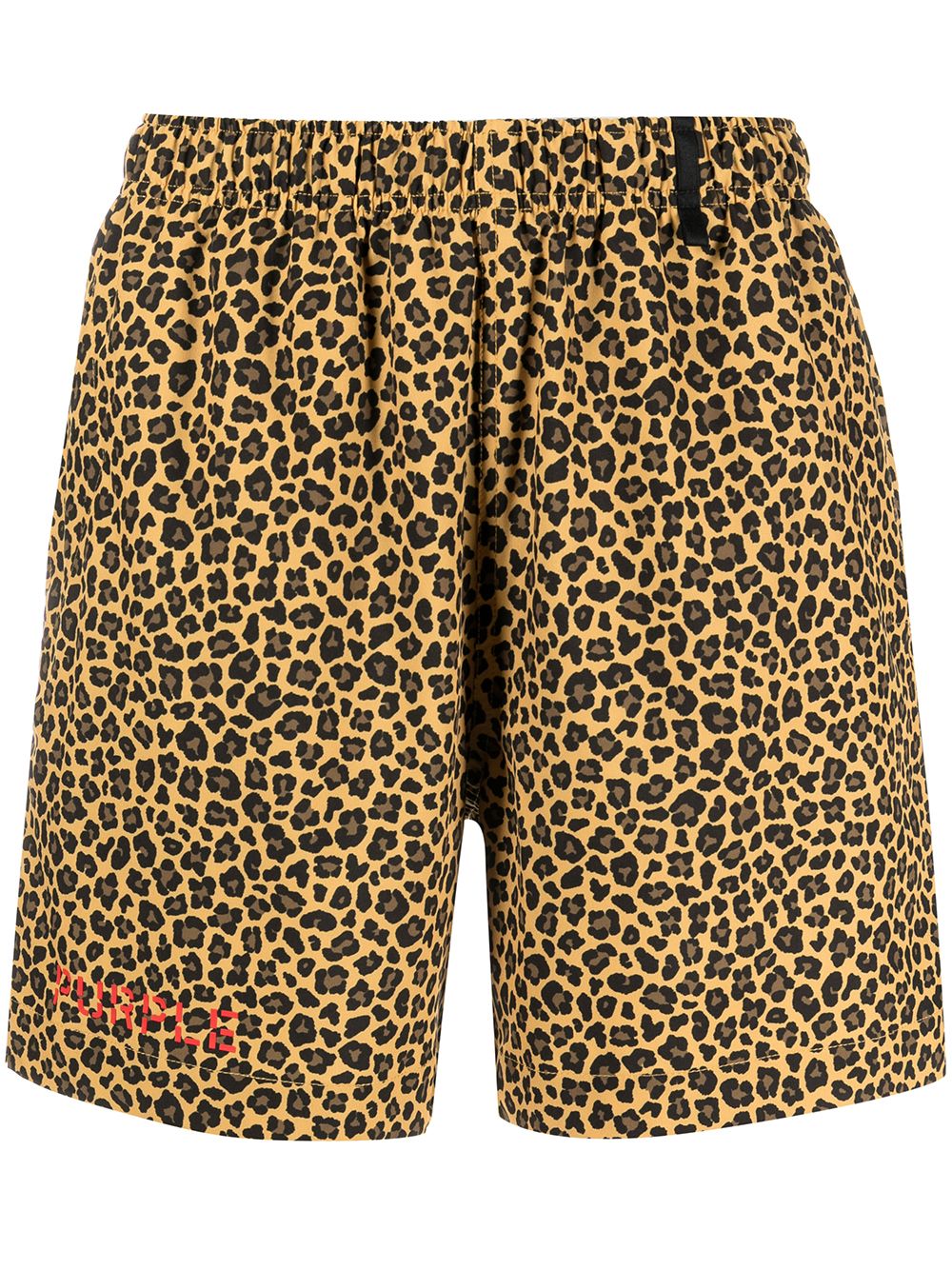 Purple Brand Badeshorts mit Leoparden-Print - Braun von Purple Brand