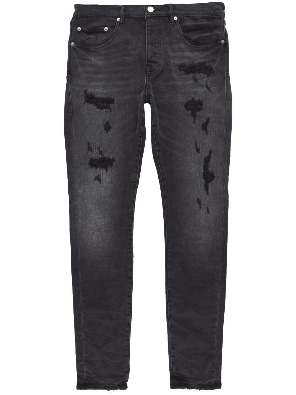 Purple Brand Jeans im Destroyed-Look - Schwarz von Purple Brand