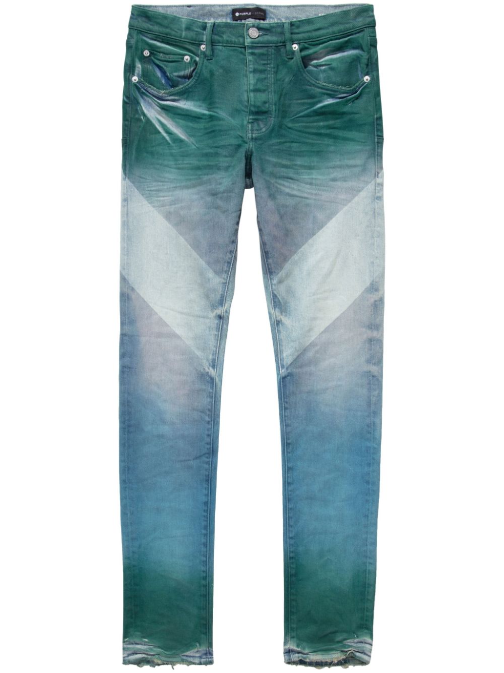 Purple Brand Jeans mit ausgeblichenem Effekt - Blau von Purple Brand