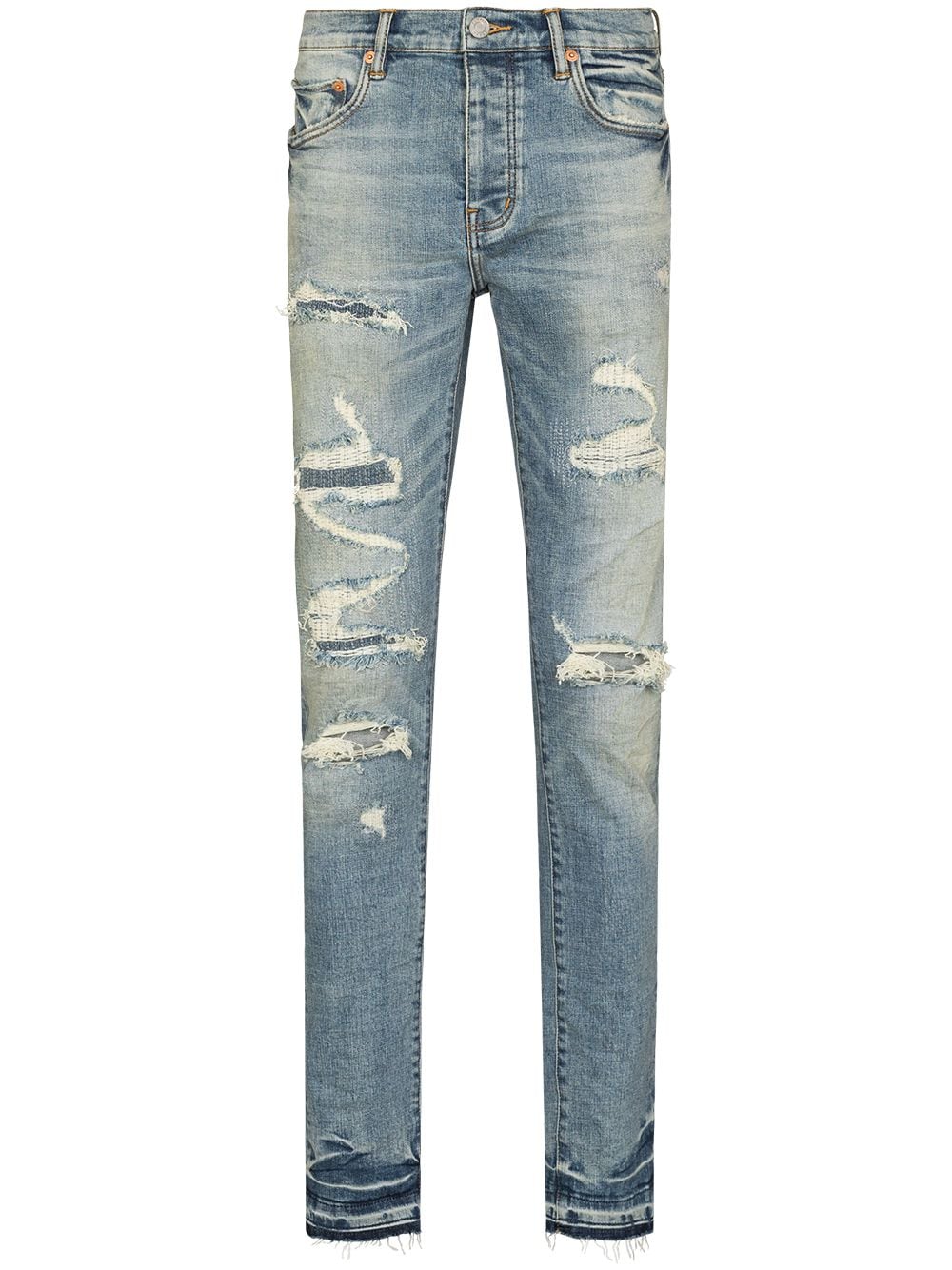 Purple Brand P001 Vintage Skinny-Jeans - Blau von Purple Brand