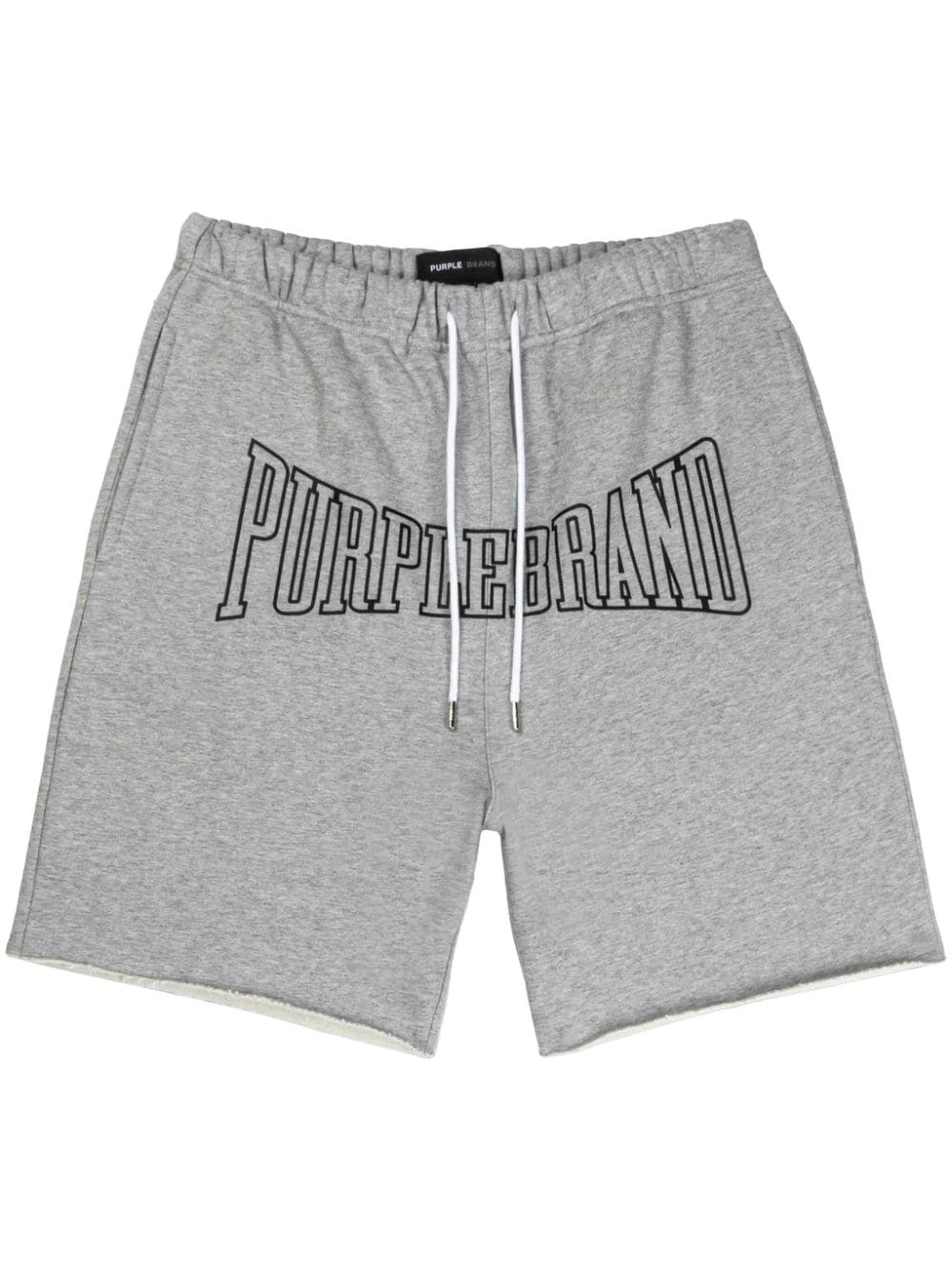 Purple Brand Shorts mit Logo-Print - Grau von Purple Brand