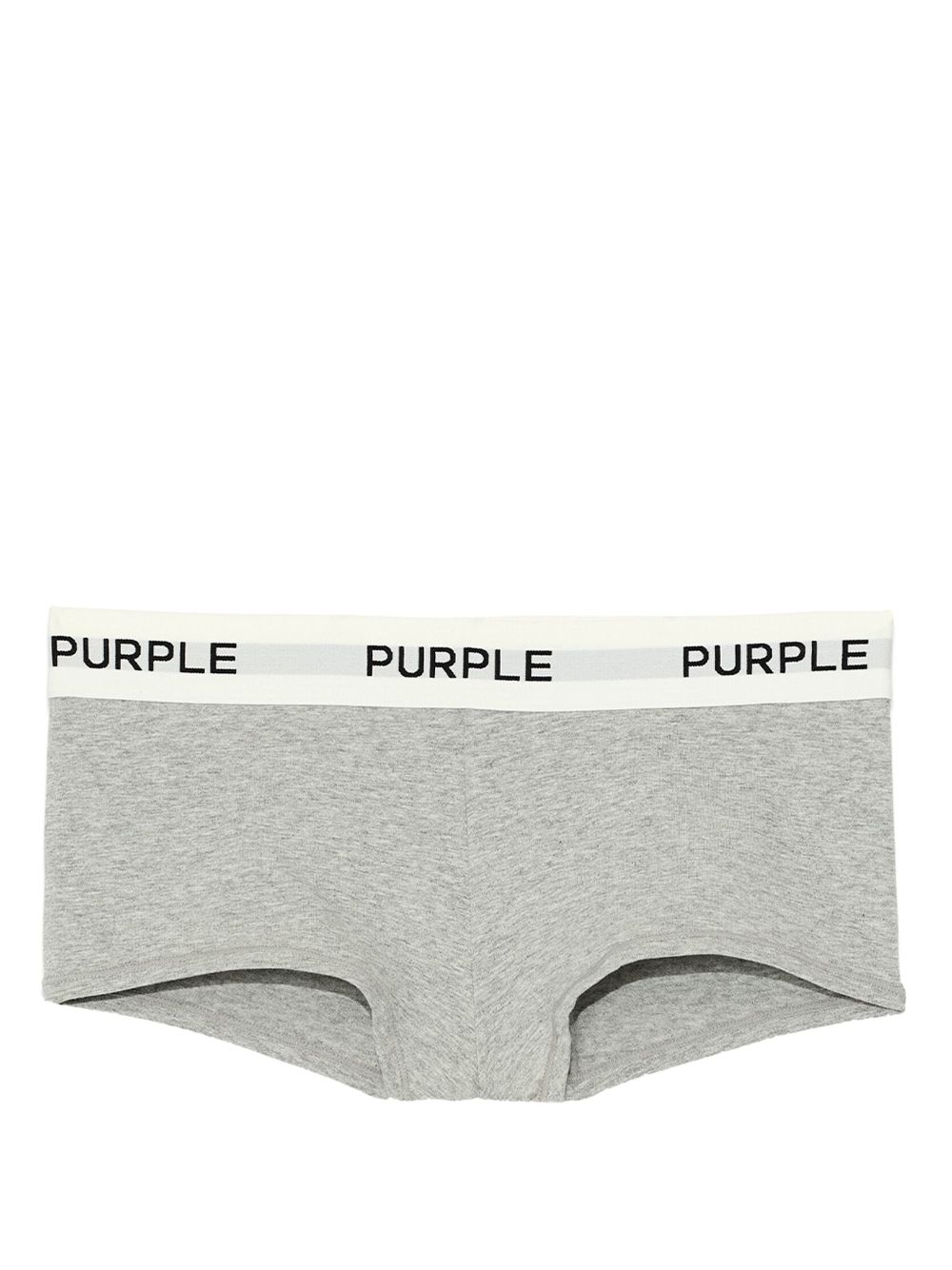 Purple Brand Slip mit Logo-Streifen - Grau von Purple Brand