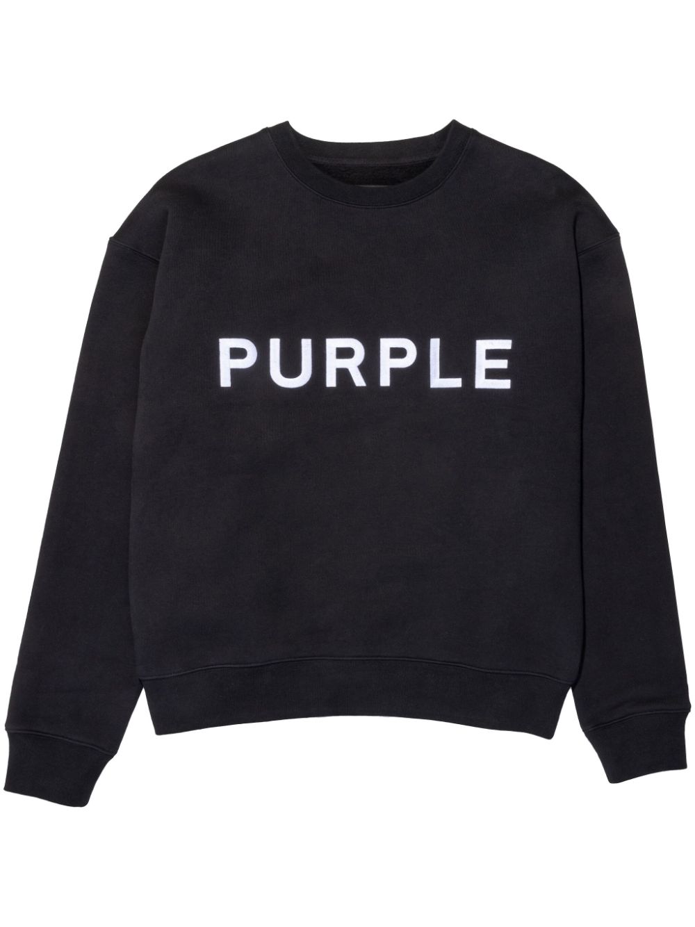 Purple Brand Sweatshirt mit Logo-Stickerei - Schwarz von Purple Brand