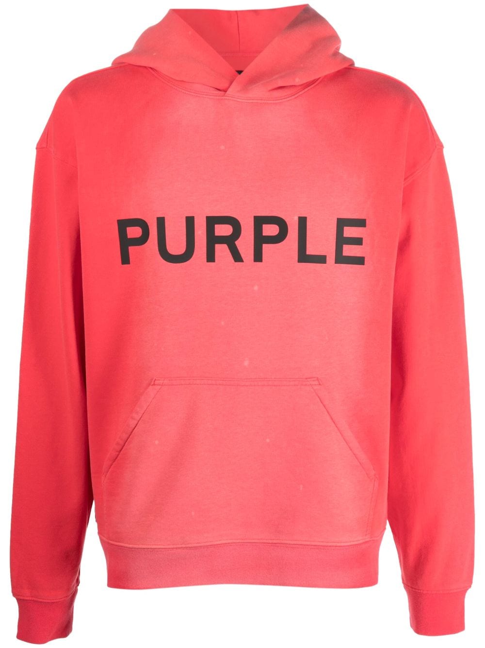 Purple Brand Hoodie mit Logo-Print - Rot von Purple Brand