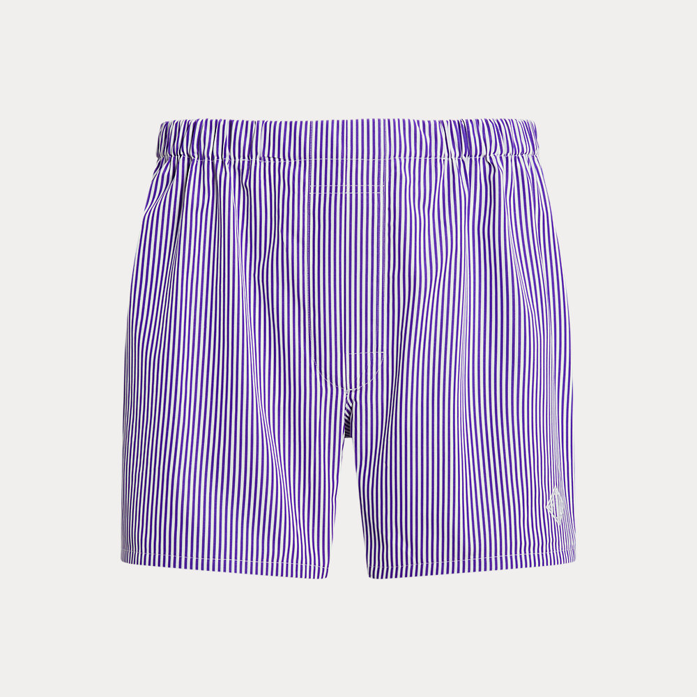 Gestreifte Boxershorts mit Monogramm von Purple Label