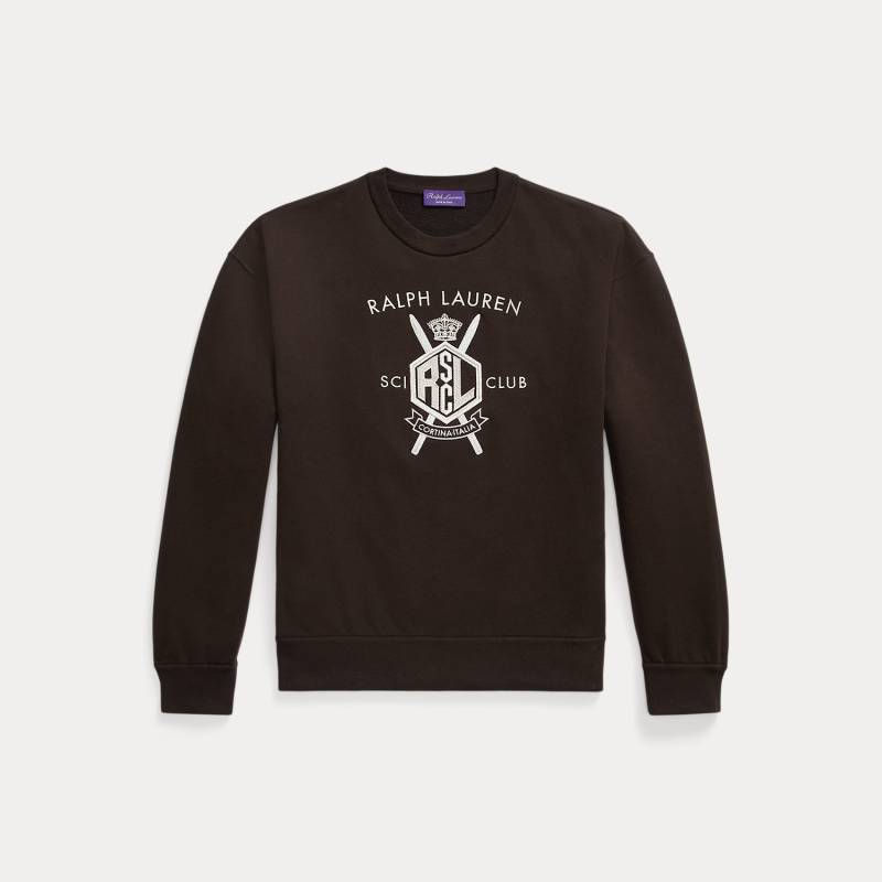Baumwoll-Kaschmir-Sweatshirt mit Wappen von Purple Label