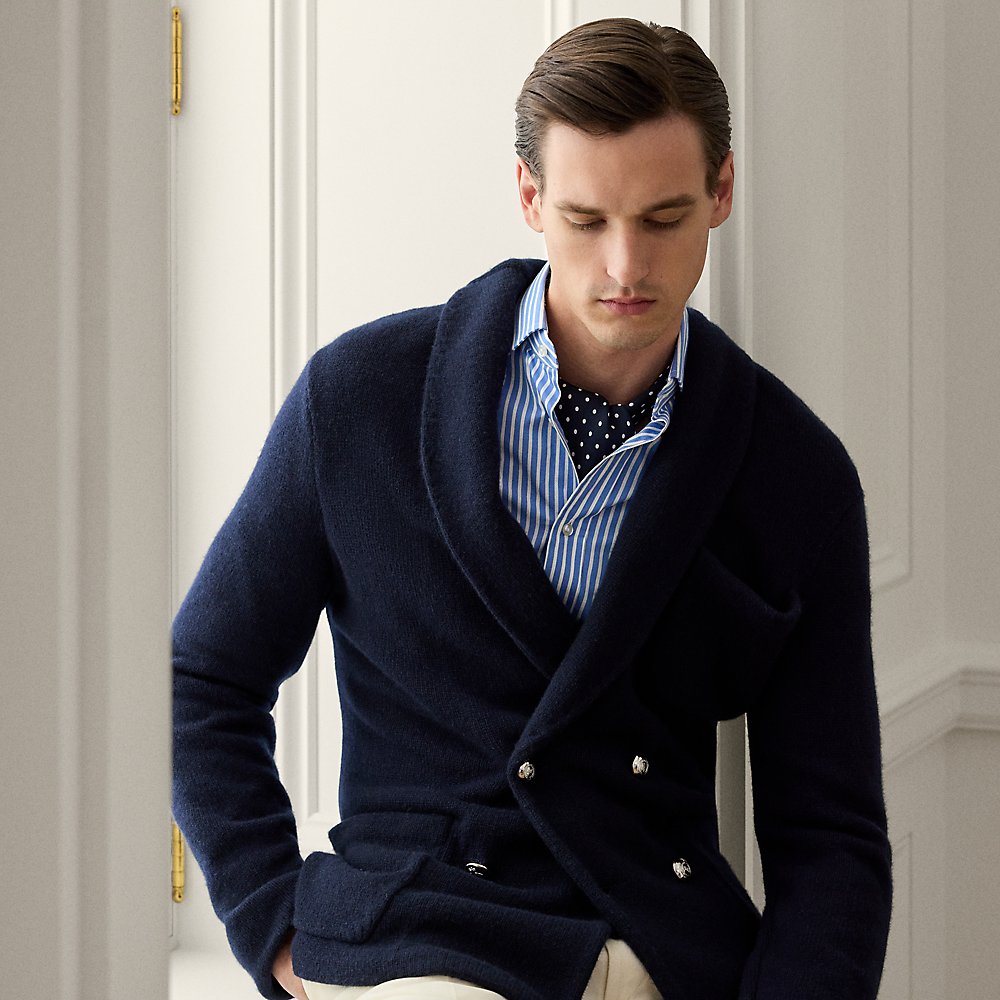 Blazer-Strickjacke aus Kaschmir Blazer-Strickjacke aus Kaschmir von Purple Label