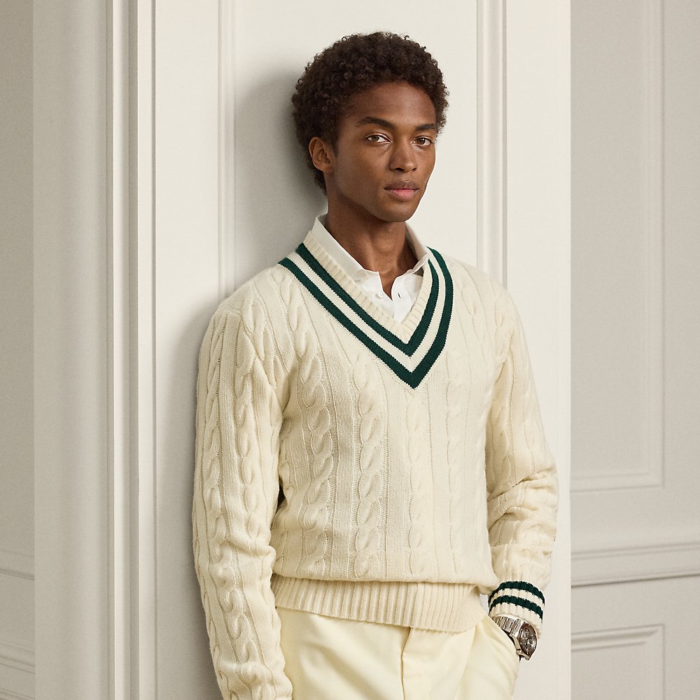 Cricket-Pullover aus Kaschmir Cricket-Pullover aus Kaschmir von Purple Label