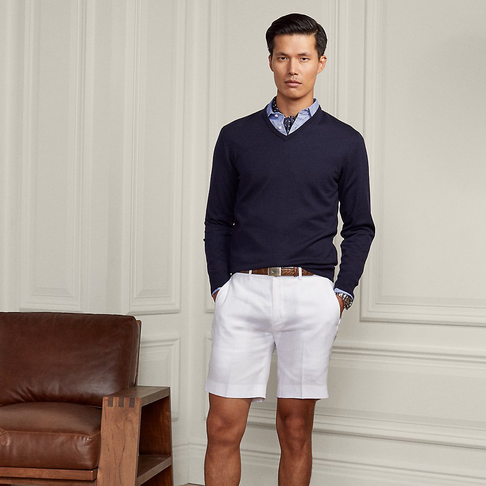 Leinenshorts Gregory von Purple Label