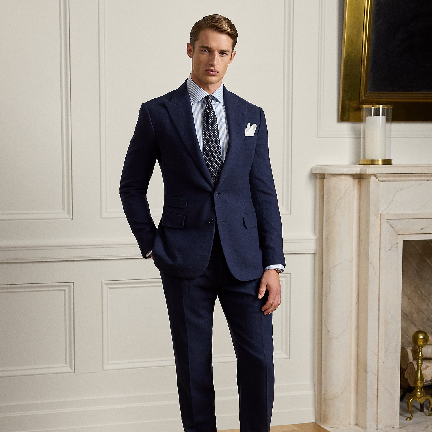 Handgeschneiderte Anzughose Gregory von Purple Label