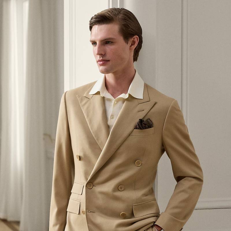 Handgeschneiderte Jacke Kent aus Wolle von Purple Label