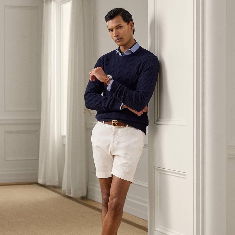 Handgeschneiderte Slim-Fit Chinoshorts von Purple Label