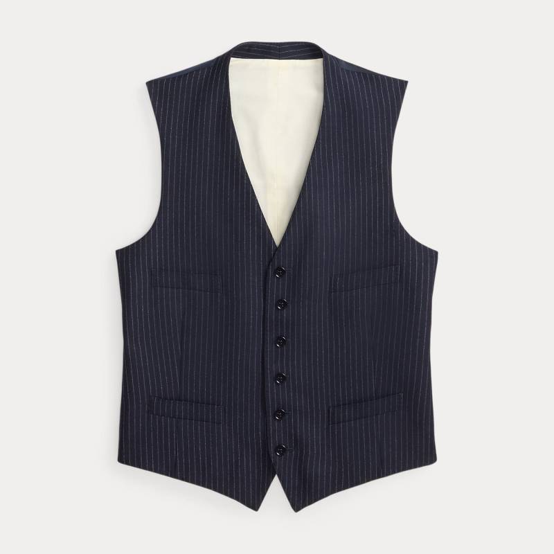 Handgeschneiderte Wollweste mit Streifen von Purple Label