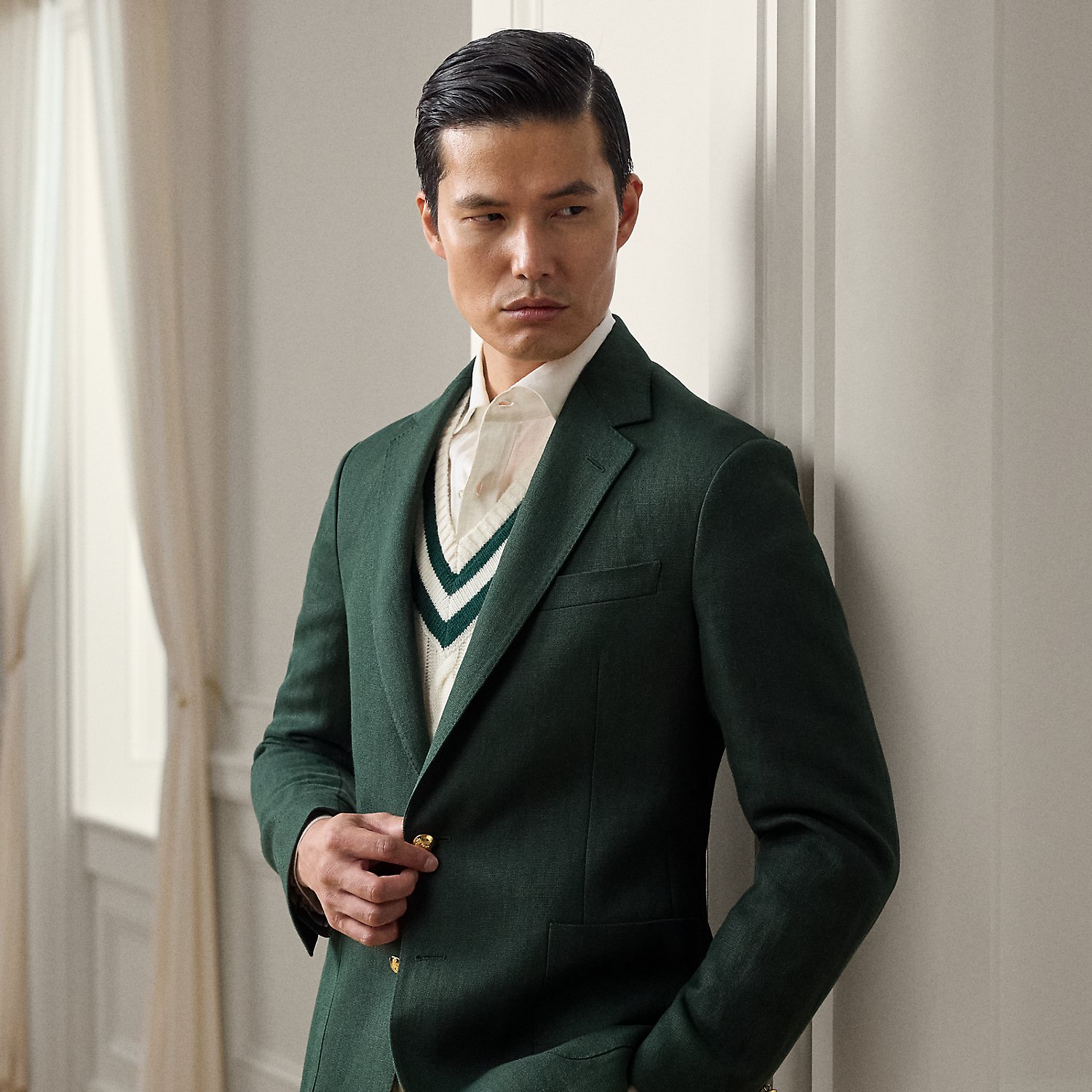 Handgeschneidertes Leinensakko Hadley Handgeschneidertes Leinensakko Hadley von Purple Label