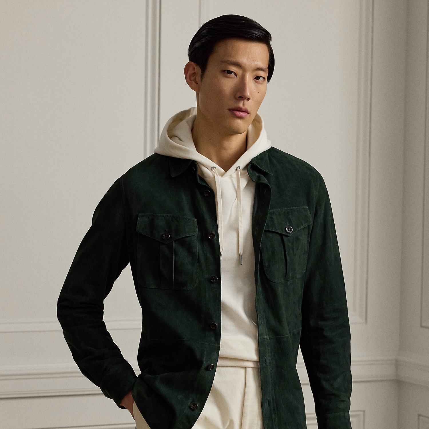 Hemdjacke aus Wildleder Hemdjacke aus Wildleder von Purple Label