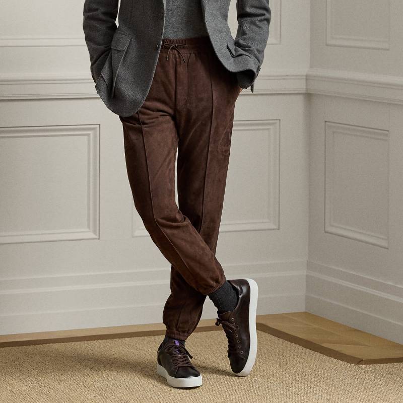 Jogginghose aus Wildleder von Purple Label