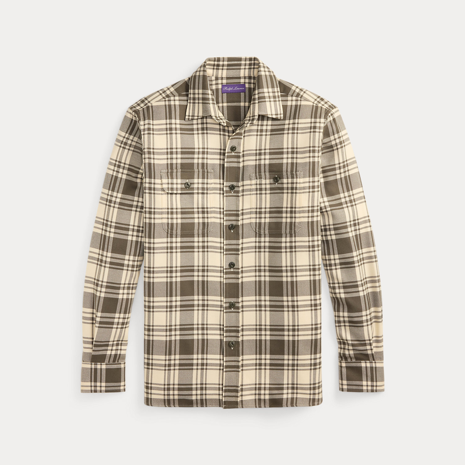 Kariertes Hemd aus Twill Kariertes Hemd aus Twill von Purple Label