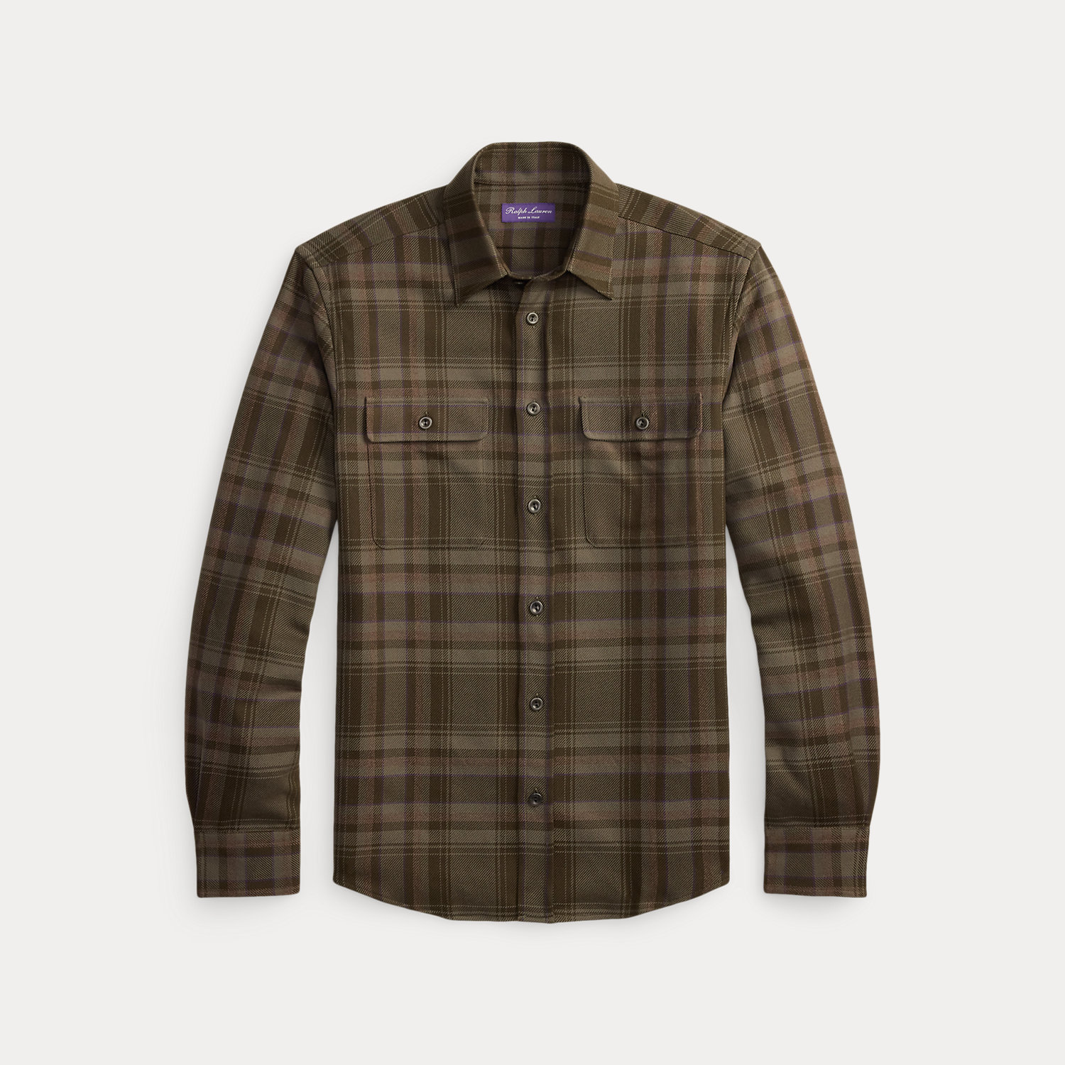Kariertes Hemd aus Twill Kariertes Hemd aus Twill von Purple Label