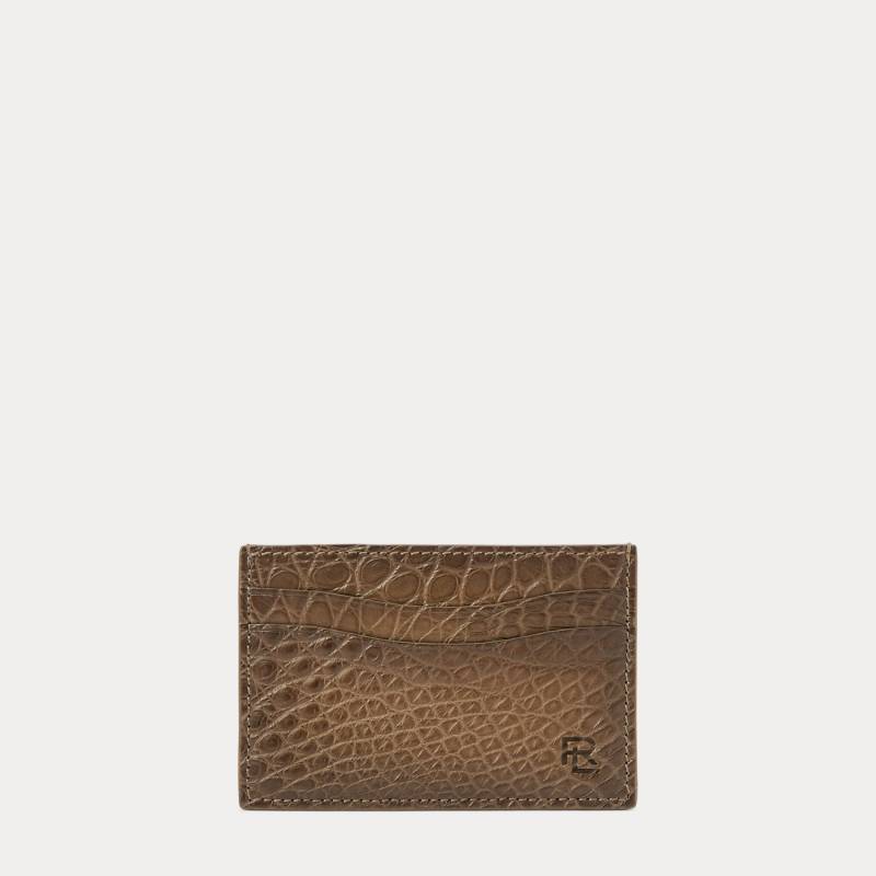 Kartenetui aus Alligatorleder von Purple Label