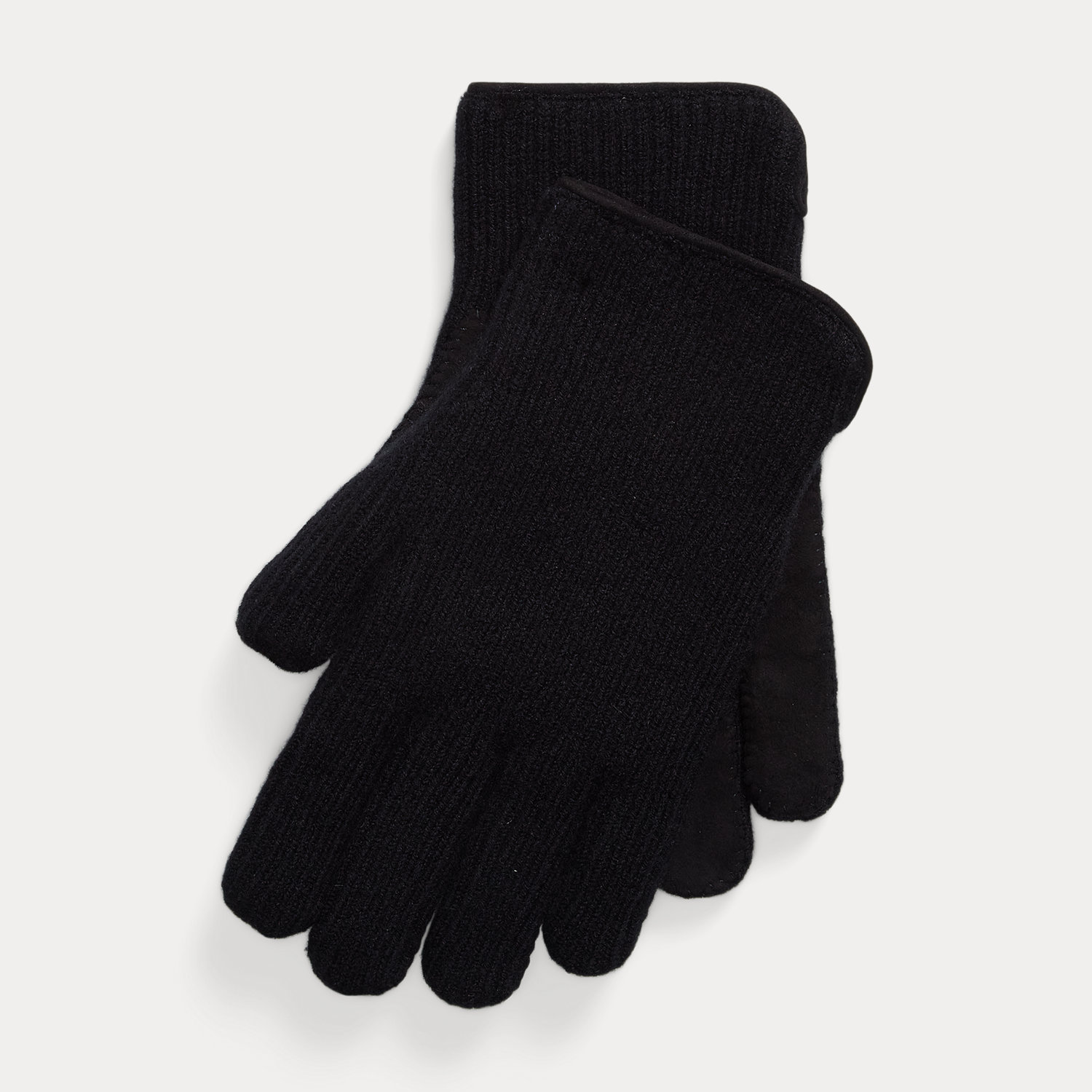 Kaschmir- und Lammwildleder-Handschuhe von Purple Label