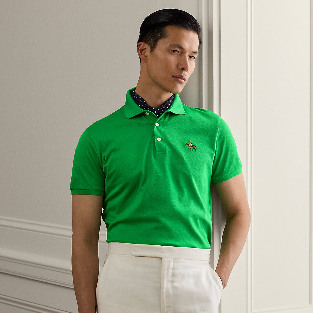 Custom-Slim-Fit Piqué-Poloshirt von Purple Label