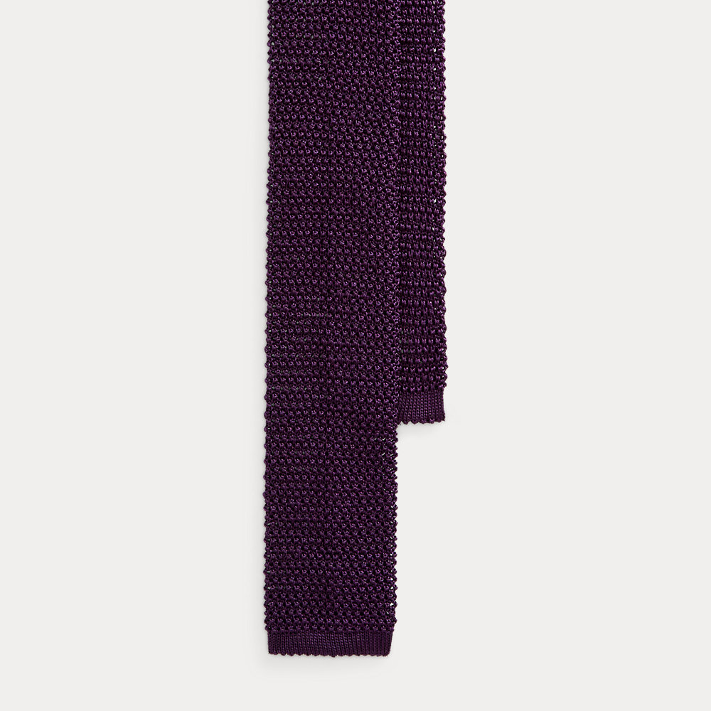 Strickkrawatte aus Seide von Purple Label