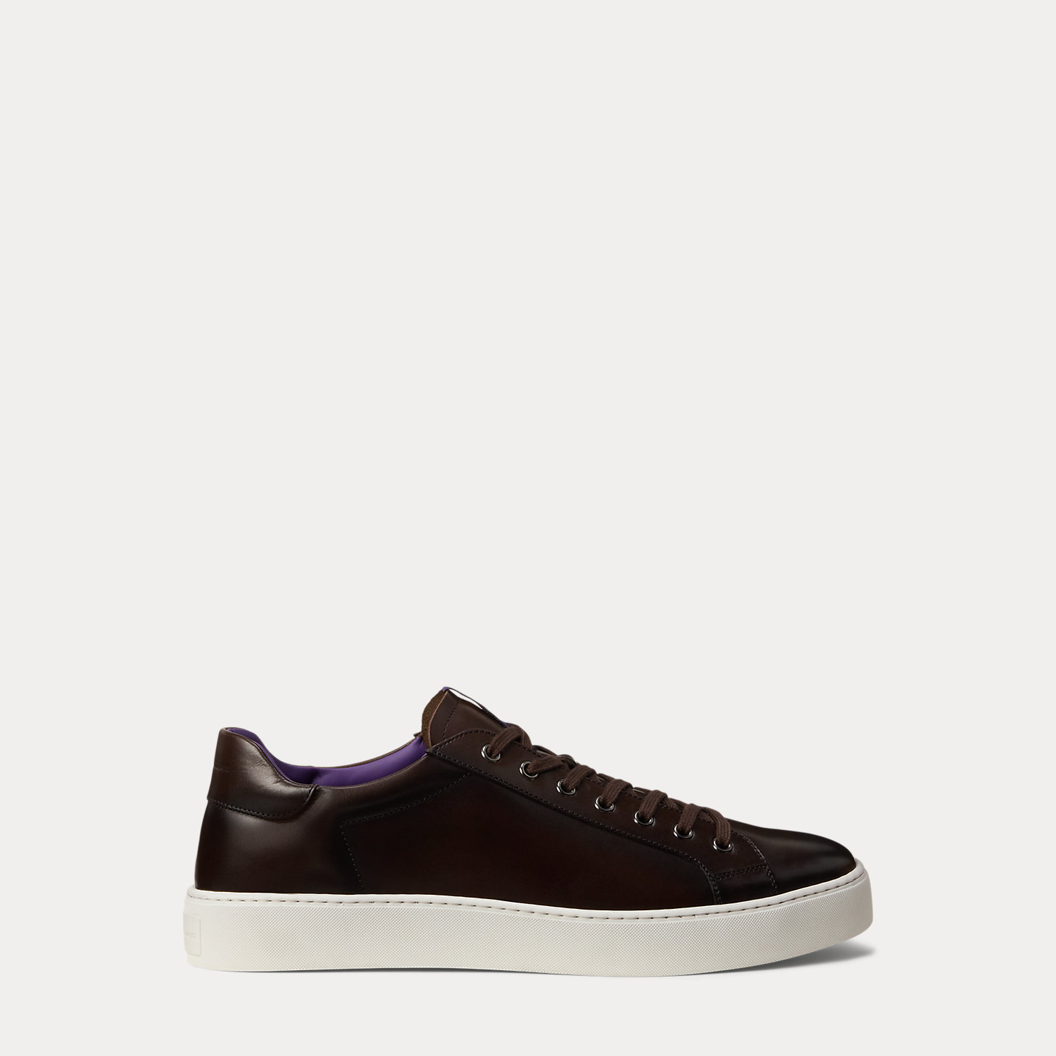 Sneaker Severn aus poliertem Kalbsleder von Purple Label