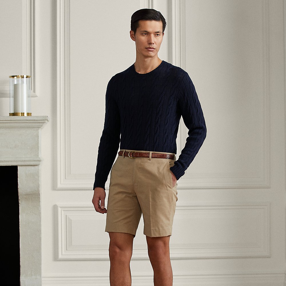 Straight-Fit Stretch-Chinoshorts von Purple Label